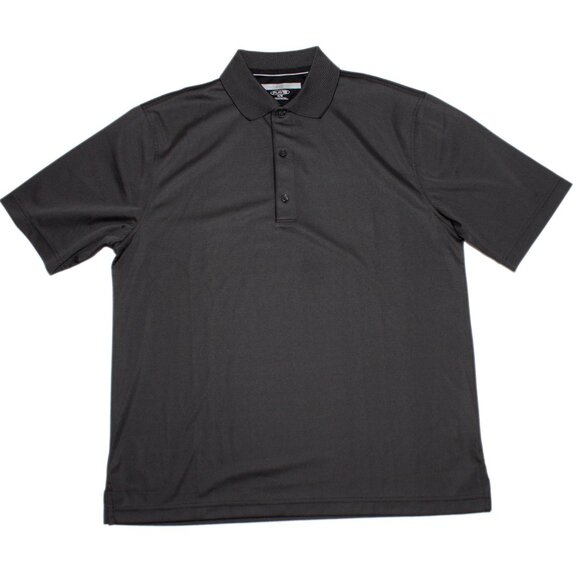 Greg Norman Play Dry Polo Golf Shirt Medium Dark Gray - Picture 2 of 7